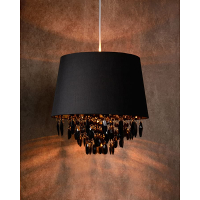 DOLTI - Lampa wisząca - Ø 30,5 cm - E27 - Black 78368/30/30 Lucide