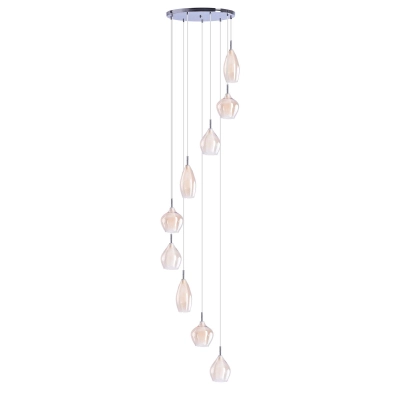 lafabryka.pl Lampa wisząca Amber Milano 9 AZ4014 AZZARDO
