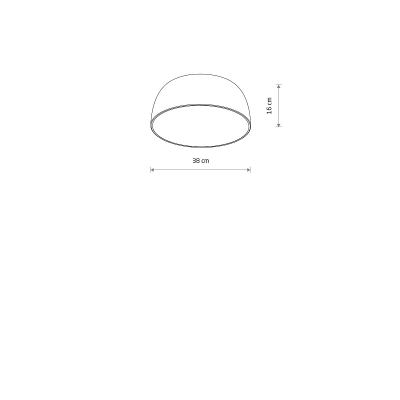 Plafon sufitowy SATELLITE S UMBRA GRAY 8015 Nowodvorski
