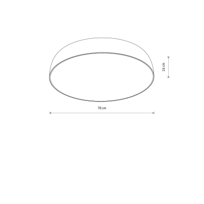 Plafon sufitowy SATELLITE L WHITE 8022 Nowodvorski