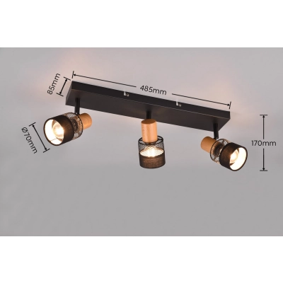 NANDINI – 811700332 excl. 3x E14 · max. 10W TRIO