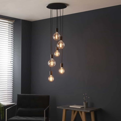 lafabryka.pl Lampa wisząca STUDIO 6LT PENDANT 81535 ENDON