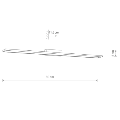 lafabryka.pl Kinkiet LATH LED 8175 Nowodvorski 90cm