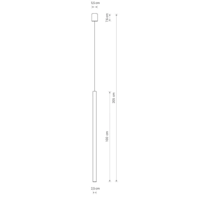 lafabryka.pl Lampa wisząca LASER 1000 BLACK I 8436