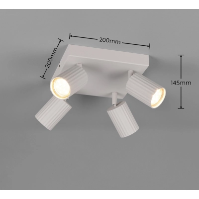 SOKA – 867730476 excl. 4x GU10 · max. 10W TRIO