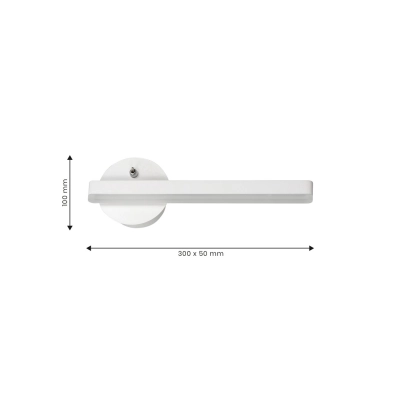 lafabryka.pl Kinkiet SYDNEY 6W LED WHITE prawy ML6347 Milagro