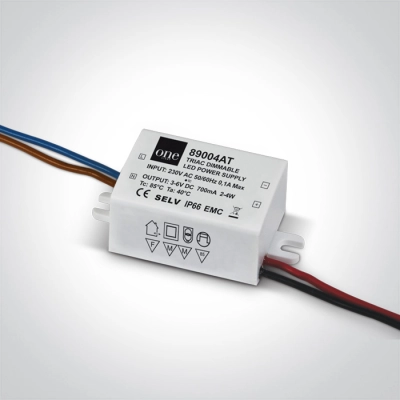 DIMMABLE DRIVER 700mA 2-4W IP66 230V 89004AT ONE LIGHT