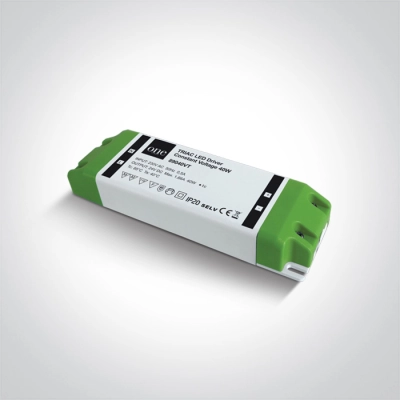 Sterownik napięcia stałego TRIAC 40 W 24 V DC z możliwością ściemniania, IP20. 89040VT ONE LIGHT