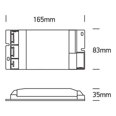 DALI / PUSH TO DIM / 1-10V / TRIAC UNIWERSALNY STEROWNIK 50W IP20 230V 89050TLD ONE LIGHT