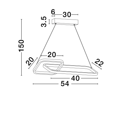 Lampa wisząca CHULUMANI LE44826