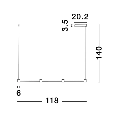 Lampa wisząca PISCO LE44355