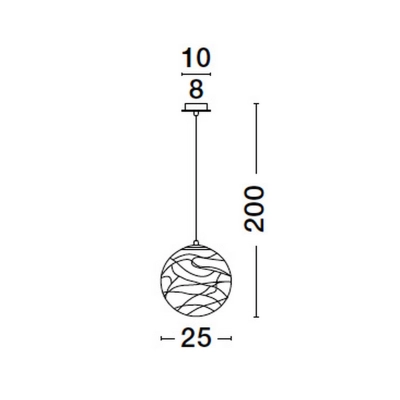 Lampa wisząca CABRAL LE42905