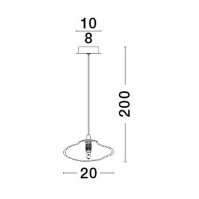 Lampa wisząca NAYARIT LE42898
