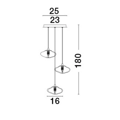 Lampa wisząca NAYARIT LE42900