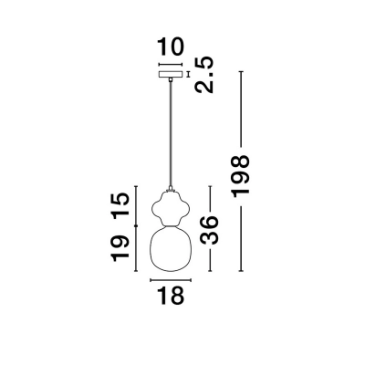 Lampa wisząca VILROSA LE44556