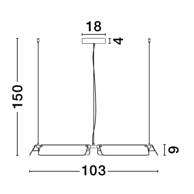 Lampa wisząca ROCA LE44228
