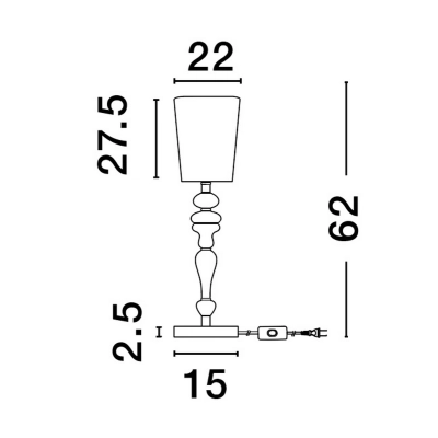 Lampa stołowa ALEM LE44206