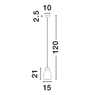 Lampa wisząca MOCHE LE44340