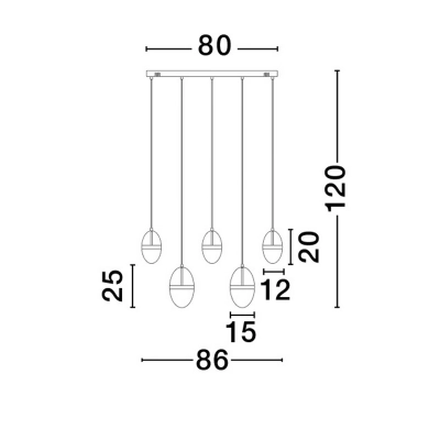 Lampa wisząca ARENA LE44332