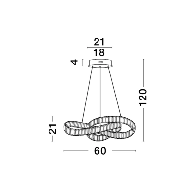 Lampa wisząca SINALOA LE42922