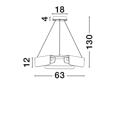Lampa wisząca MAIRANA LE44616