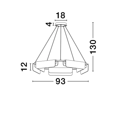 Lampa wisząca MAIRANA LE44617