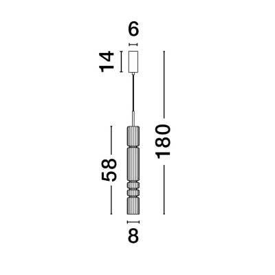 Lampa wisząca MONTERO LE44588