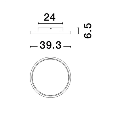 Plafon GRACIA LE44412 z pilotem