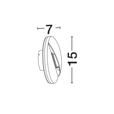 Lampa ścienna ZEVERNA LE75292