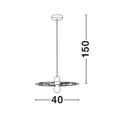 Lampa wisząca BAMEPA LE44343