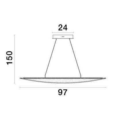 Lampa wisząca COLIMA LE42756