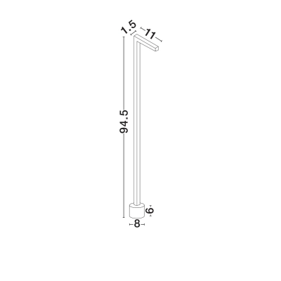 Lampa stojąca BERENDA LE75141