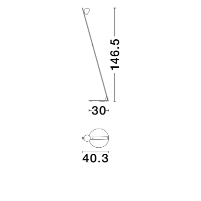 Lampa podłogowa FRONTERA LE44943