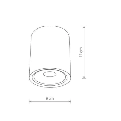 Plafon EDESA LED WHITE M 9108 Nowodvorski IP54