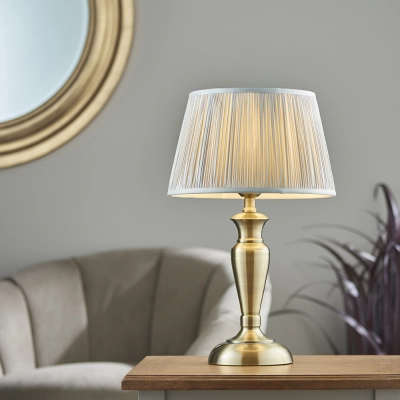 lafabryka.pl Lampa stołowa OSLO (M) & FREYA 91086 ENDON
