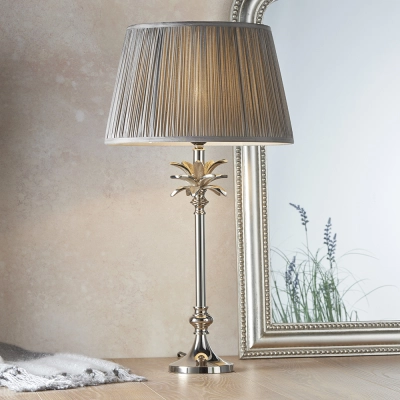 lafabryka.pl Lampa stołowa LEAF & FREYA 14'' 91219 ENDON