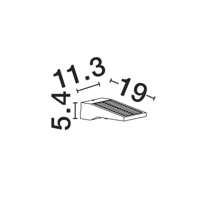 Kinkiet solarny DIVANTA LE75122