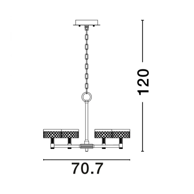 Lampa wisząca MINEROS LE44585