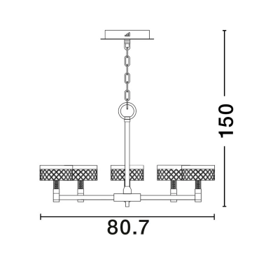 Lampa wisząca MINEROS LE44586