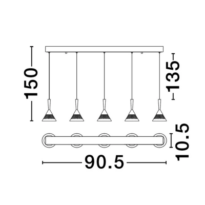 Lampa wisząca GUAY LE44216