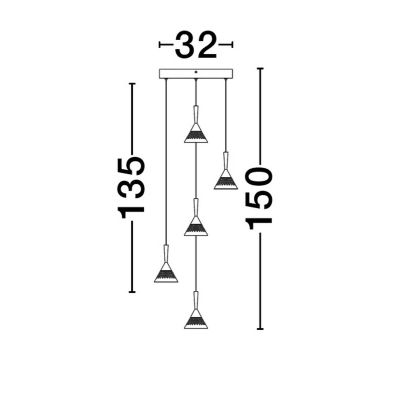 Lampa wisząca GUAY LE44215