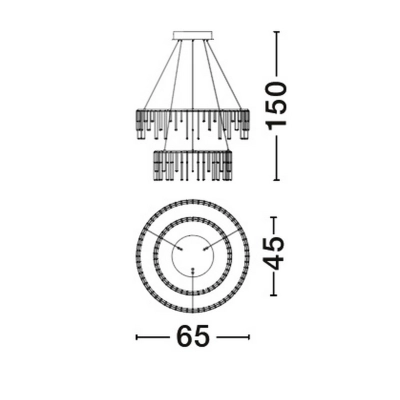 Lampa wisząca HUARAZ LE44453