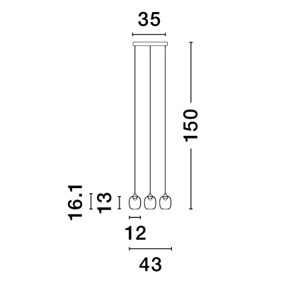 Lampa wisząca TOAY LE44239