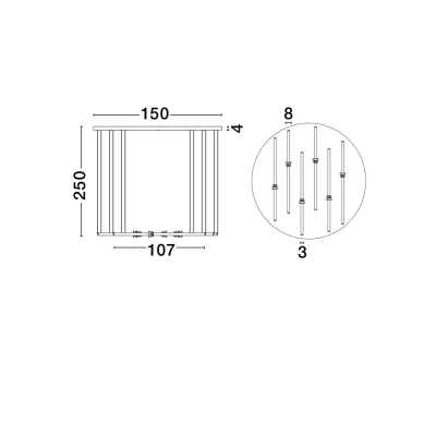 Lampa wisząca URUBICHA LE44692