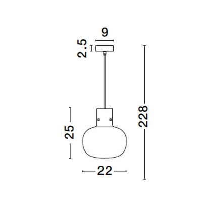 Lampa wisząca PADRE LE42629