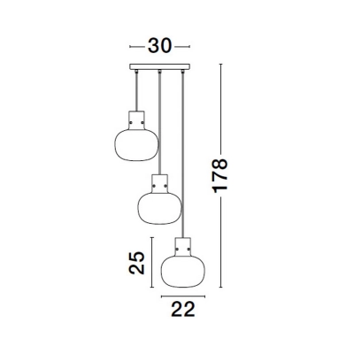 Lampa wisząca PADRE LE42631