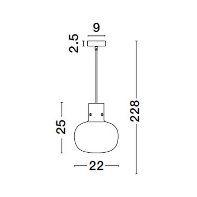 Lampa wisząca PADRE LE42633