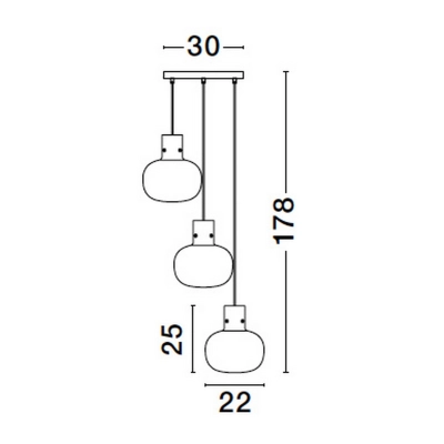 Lampa wisząca PADRE LE42634