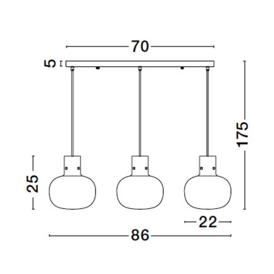 Lampa wisząca PADRE LE42635