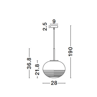 Lampa wisząca HAINA LE42645